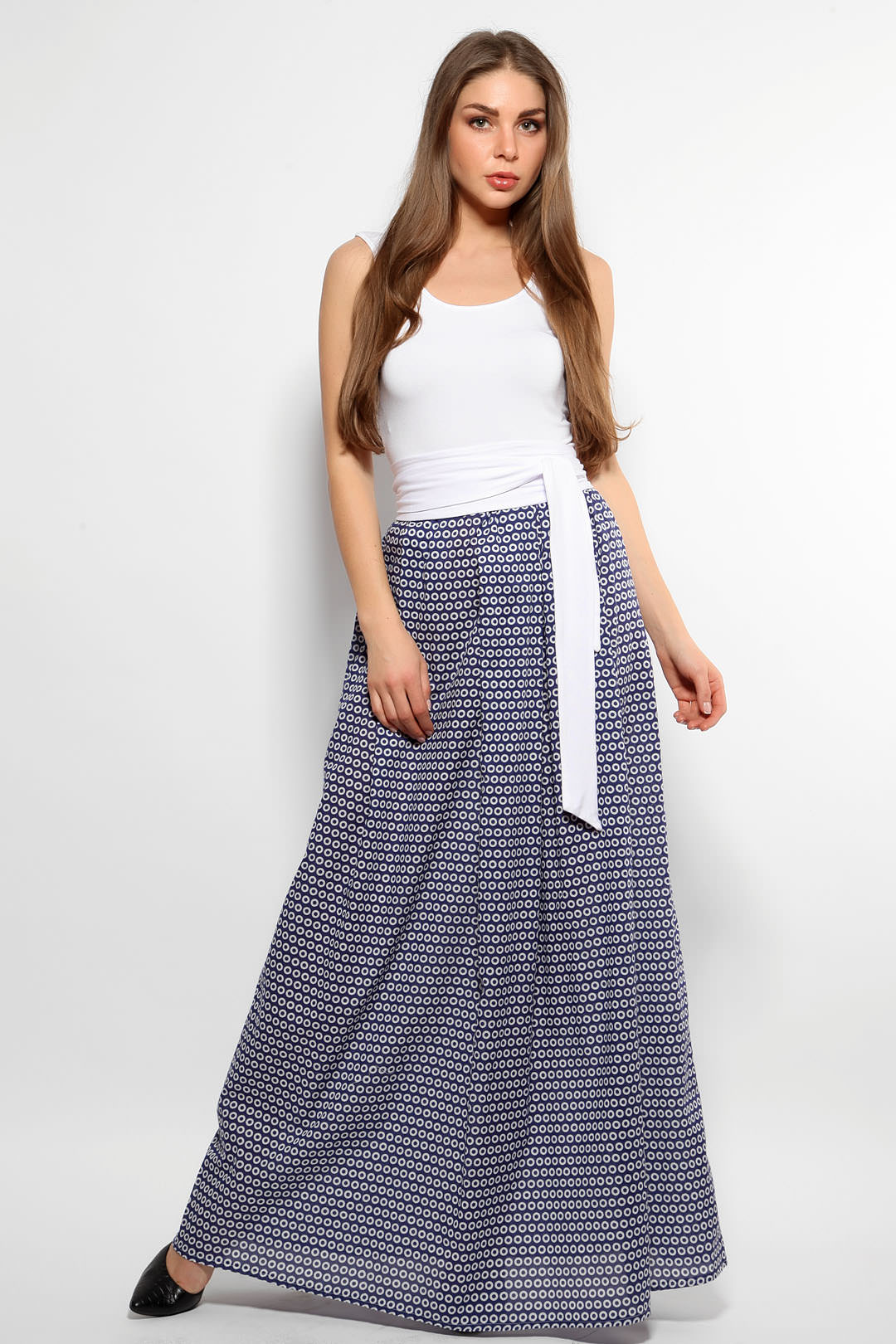 Фото товара 7901, сарафан в пол из хлопка