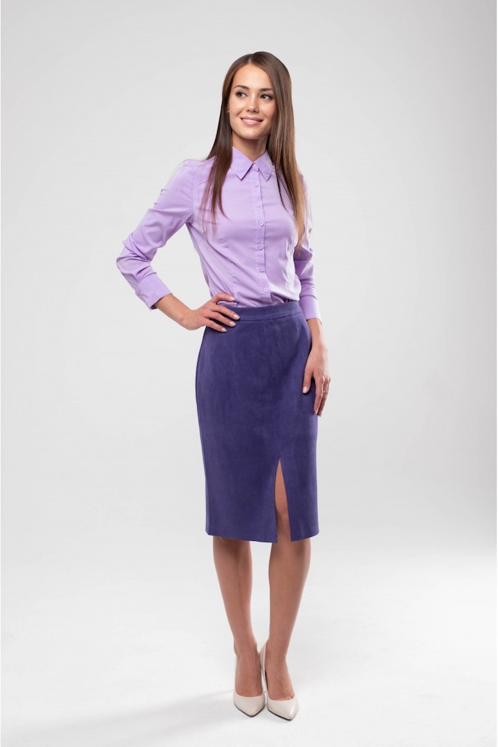 Фото товара 15659, юбка под замшу